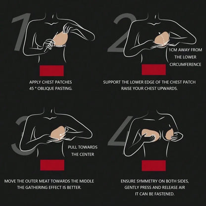 Invisible Silicone Bra, Sticky Push-Up Bra (Upgraded Version: Stronger Stickiness), Women'S Bra Cover, Push-Up Invisible Bra Suitable for Women'S Bras and Bra Accessories, Supportive Bra